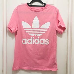Adidas Logo Shirt Pink (Size L)